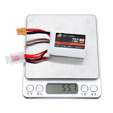 XF POWER 11.1V 750mAh 75C 3S Lipo Battery XT30 Plug for RC FPV Racing Drone