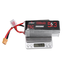 URUAV 22.2V 5300mAh 75C 6S Lipo Battery XT90 Plug for 600 700 Size Helicopter