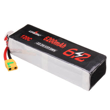 URUAV 22.2V 6200mAh 120C 6S Lipo Battery XT90 Plug for RC Drone