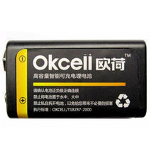 OKcell 9V 800mAh USB Rechargeable Lipo Battery for RC Helicopter Model Microphone