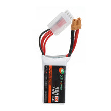 XF POWER 11.1V 750mAh 75C 3S Lipo Battery XT30 Plug for RC FPV Racing Drone