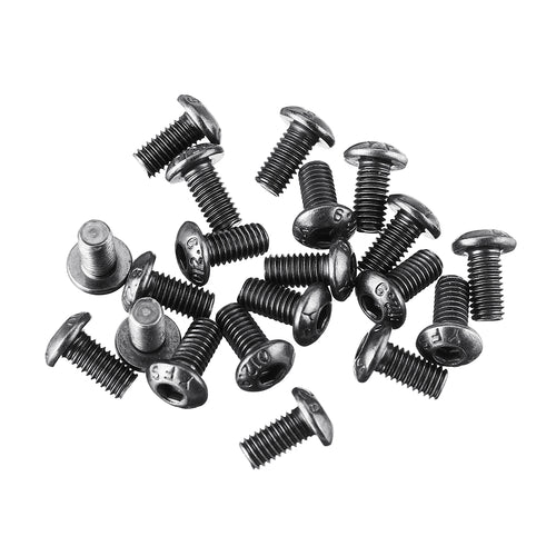 20Pcs M3 M3*6/8/10 12.9 Grade Black Flat Head Round Cup Hex Socket Screw