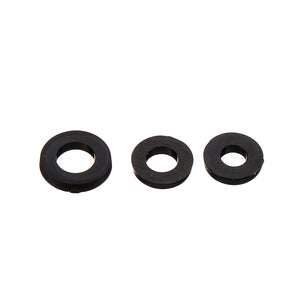 100Pcs M2 M2.5 M3 Black Plastic Nylon Washer Plated Spacer for RC Model
