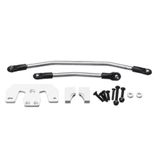 2PCS Silver Pass Metal Front And Rear Bridge Axle Tread 192MM For 1/10 SCX10 RC car