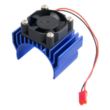 RC Car Motor Radiator With Cooling Fan For 1/10 HSP RC Car 540 550 3650 Motor