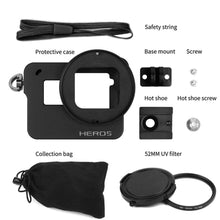 CNC Aluminum Alloy Protective Case Housing Shell With Backdoor For Gopro Hero 5/6 Action Camera