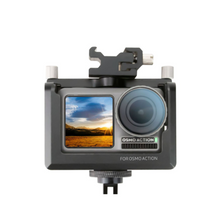 Rabbit Cage Vlog Camera Protective Case Frame Aluminum Alloy Shell frame For DJI Osmo Action Cam Multifunctional Extension Accessories