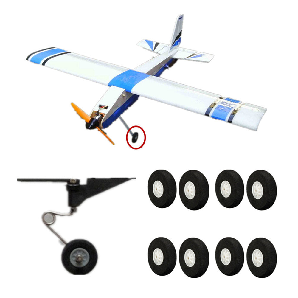 45mm 50mm 55mm 60mm 65mm Sponge Wheel For RC Airplane 