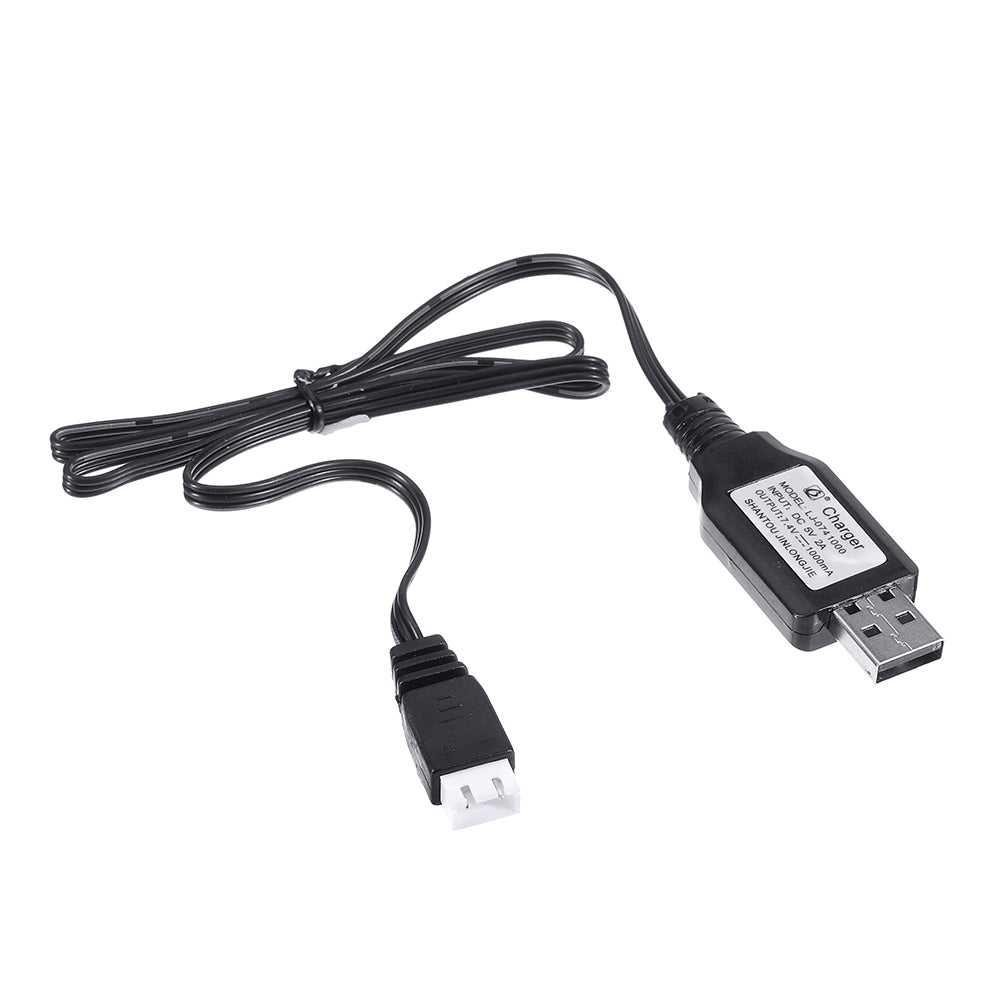 HBX 7.4V 2S Li-ion Battery Charger USB Charging Cable for 16889 1/16 RC Vehicles Spare Parts 18859E-E001