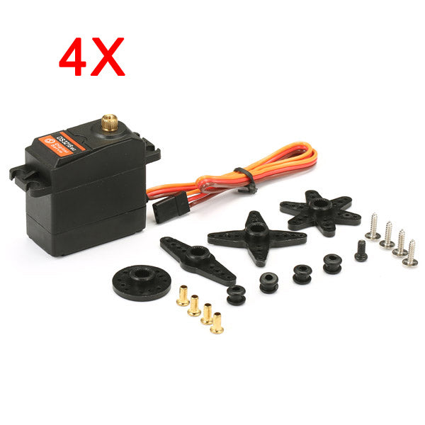 4X DS3218 Updated Servo 15KG Torque 270° Full Metal Gear Digital Servo