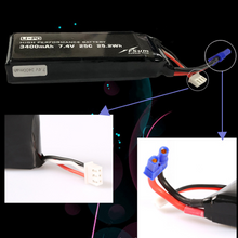 Upgraded 7.4V 3400mAh 25C Lipo Battery for Hubsan 501S 501A 501M RC Drone Quadcopter