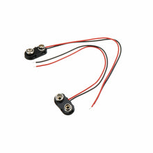 5Pcs 175mm 9V T Type I Type Battery Buckle Connector Snap Clip Lead Cable