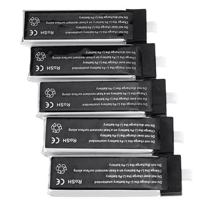 10Pcs URUAV 3.8V 550Mah 50/100C 1S HV 4.35V Lipo Battery PH2.0 Plug for Emax Tinyhawk Kingkong/LDARC TINY