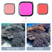 RUIGPRO Diving Lens Filter Red / Pink / Purple For GoPro Hero 8 FPV Action Camera