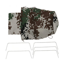 Green Canvas RC Car Truck Hood Cover Cloth For WPL B-24 1/16 Militar Vehicle Rock Crawler Parts