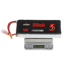 URUAV 14.8V 5000mAh 100C 4S Lipo Battery XT60 Plug for RC Racing Drone
