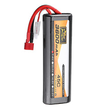 ZOP Power 7.4V 3600mAh 45C 2S Lipo Battery T Plug for RC Car Quadcopter