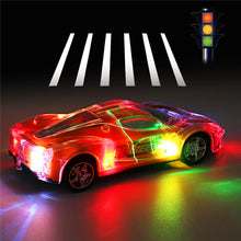 4WD 1/24 RC Remote Control Light Up Racing Car W/ 3D Flashing Lights Drive Toy