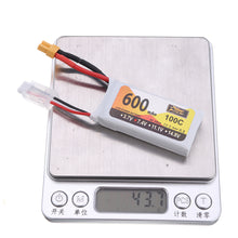 ZOP Power 7.4V 600mAh 100C 2S Lipo Battery XT30 Plug for XK K130 RC Helicopter