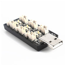 6CH USB To 3.7V 1S Lipo Battery Charging Adapter Board 