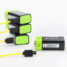 ZNTER S19 9V 400mAh USB Rechargeable 9V Lipo Battery