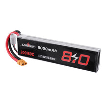 URUAV 7.4V 8000mAh 30/60C 2S Lipo Battery XT60 Plug for RC Quadcopter FPV Drone