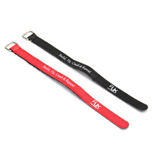 4Pcs RJX Non-Slip Silicone Battery Straps Aluminium Alloy Buckle for FPV Helicopter Drone