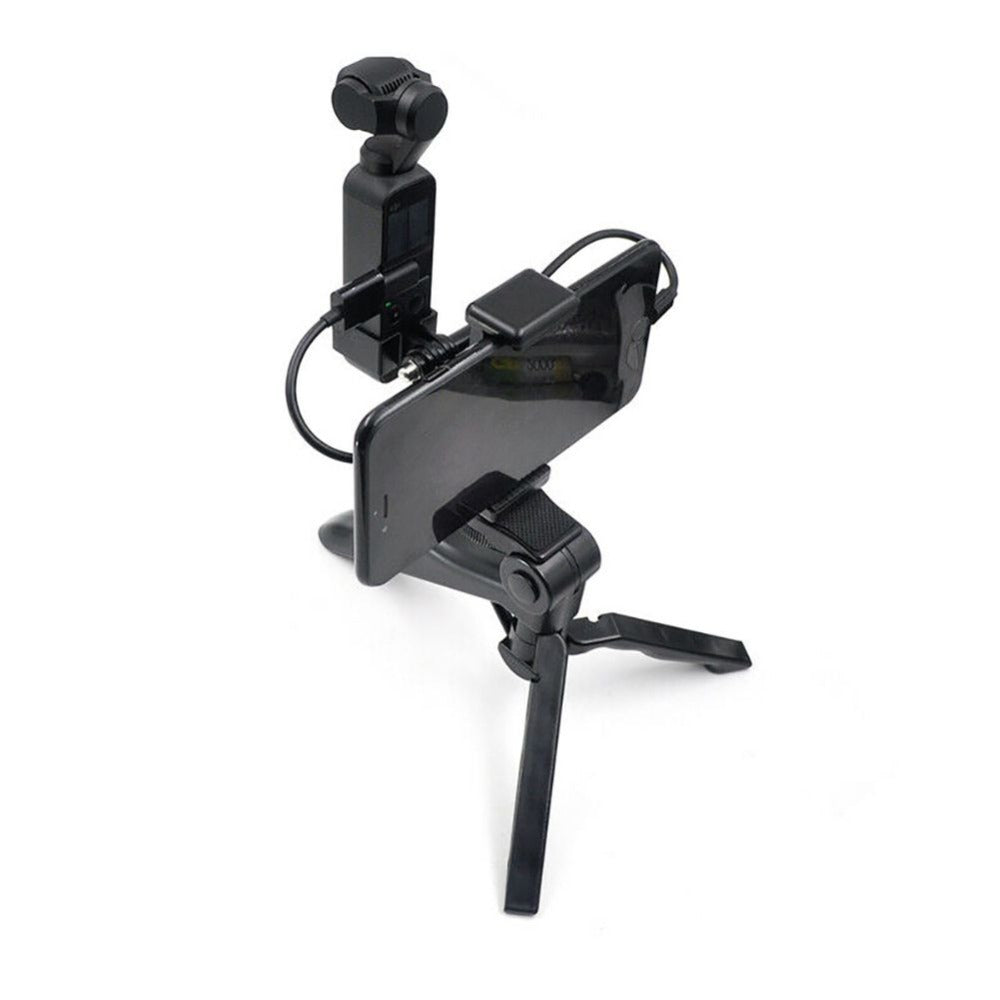 Foldable Holder Handle Tripod Clip Grip 1/4 Adapter Mount Bracket for DJI OSMO Pocket Handheld Gimbal Camera Accessories 