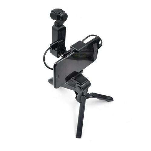 Foldable Holder Handle Tripod Clip Grip 1/4 Adapter Mount Bracket for DJI OSMO Pocket Handheld Gimbal Camera Accessories 