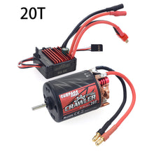 SURPASS HOBBY 550 Brush RC Car Motor 5 Slot+BCD 80A ESC For 1/10 Vehicle Parts