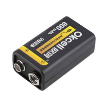 OKcell 9V 800mAh USB Rechargeable Lipo Battery for RC Helicopter Model Microphone