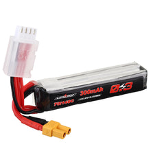 4Pcs URUAV 11.4V 300mAh 70C/140C 3S Lipo Battery XT30 Plug for RC FPV Racing Drone