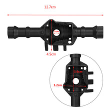 Steel Alloy Rear Axle Housing Black for 1/10 Traxxas TRX-4 Rc Car Parts 