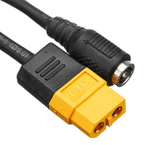 15cm Female DC 5.5mm X 2.1mm to XT60 Male Bullet Connector Power Cable