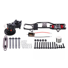 Metal RC Car Frame With Gear Box 55T Motor For 1/10 Axial Scx RC Car Vehicle Models Parts