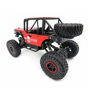 1/18 4WD 2.4G RC Cars Alloy Speed RC Car Toys With LED Head Light 3 Motors