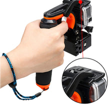 2-IN-1 Waterproof Pistol Shutter Trigger Kit Floating Hand Grip for GoPro Xiaomi Yi 4K SJCAM SJ4000 Action Sport Camera