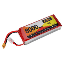 ZOP Power 11.1V 8000mAh 75C 3S Lipo Battery XT60 Plug for RC Quadcopter Airplane Car