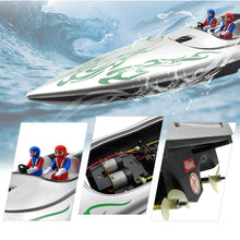 Flytec 2011-9 1/18 46CM Infrated 40MHZ Silver Rc Boat 15km/h Without Battery RTR Toys 
