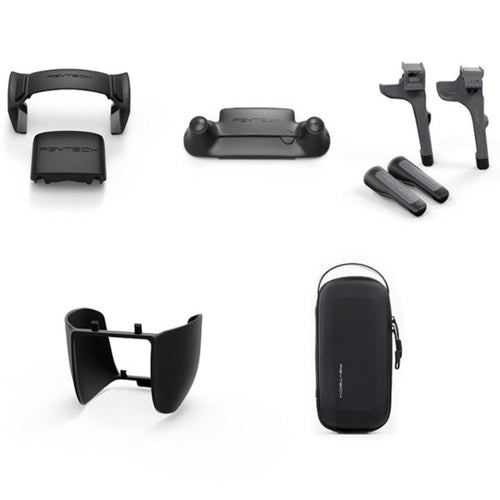 PGYTECH Quadcopter Parts Set with Landing Gear Skid Propeller Holder Rocker Protector Lens Hood Shade Mini Portable Storage Bag For Mavic 2 RC Drone