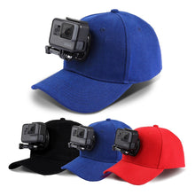 Canvas Baseball Cap Sun Hat W/ J-Hook Buckle Mount Screw for GoPro Hero 7 Hero 6 Session Hero 7 6 5 4 3+/SJcam