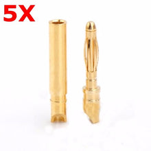 5 Pairs Amass 2.0mm Banana Plug AM-1002C Male & Female