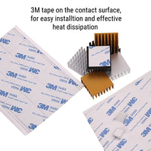 5 PCS Aluminum Alloy Heat Sink 11*11*5mm Cooling Chip with Ultra-thin Sticker for RC ESC Servo Motor UAV FPV Transmitter