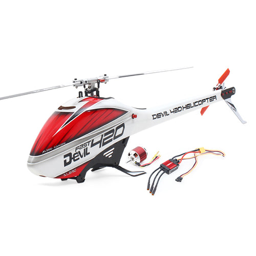 ALZRC Devil 420 Fast FBL RC Helicopter Standard Combo