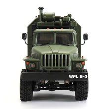 WPL B36 Ural 1/16 2.4G 6WD Rc Car Military Truck Rock Crawler Command Communication Vehicle RTR Toy 