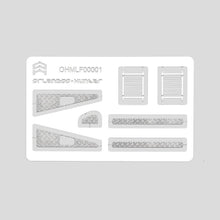 Orlandoo-Hunter OH32A03 1/32 KIT Rc Car Parts Stainless Steel Exterior Decorative Plate OHMLF00001