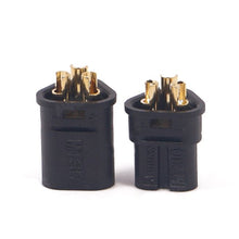 Amass MT30 2mm Banana Plug Three-hole Connector Black Male & Female 1 Pair