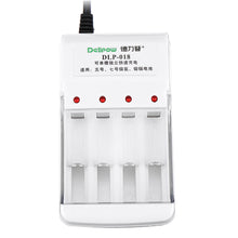 Delipow 4 Slots AC 220V Battery Charger with 4Pcs Rechargeable 1.2V AA Lipo Battery