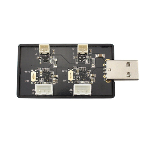 Emax TinyhawkS Spare Part  3 Way 1-2S Lipo Battery Charger USB Port for RC Drone FPV Racing 