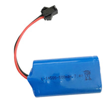 Fayee Upgraded 7.4V 500mAh 15C 2S Battery SM Plug for FY001 FY002 Rc Car 